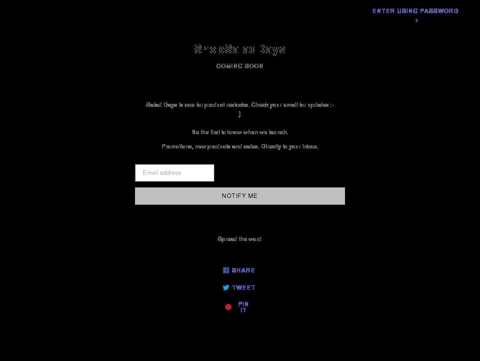 shopsaladdays.com shopify website screenshot