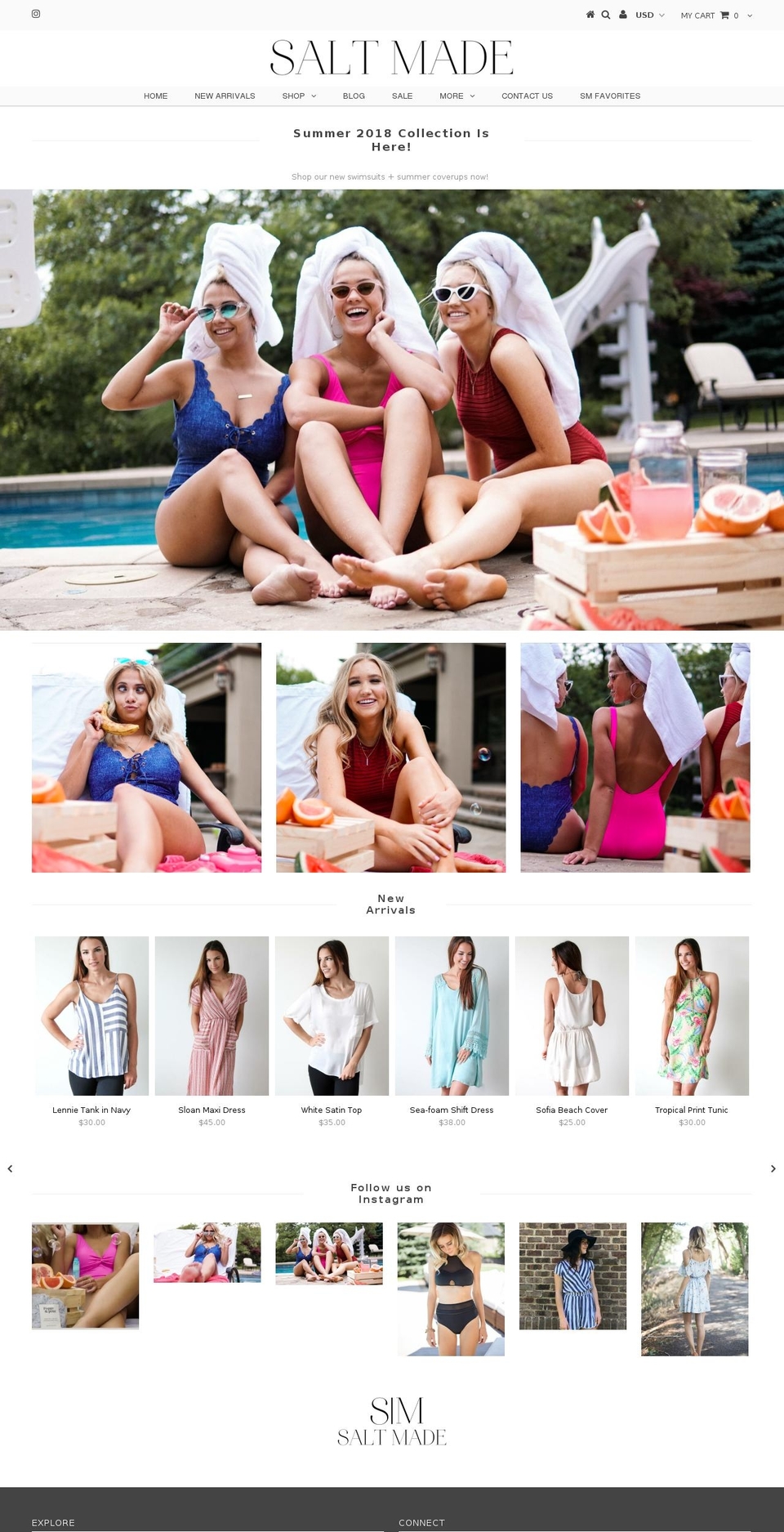 shopsaltymtns.com shopify website screenshot