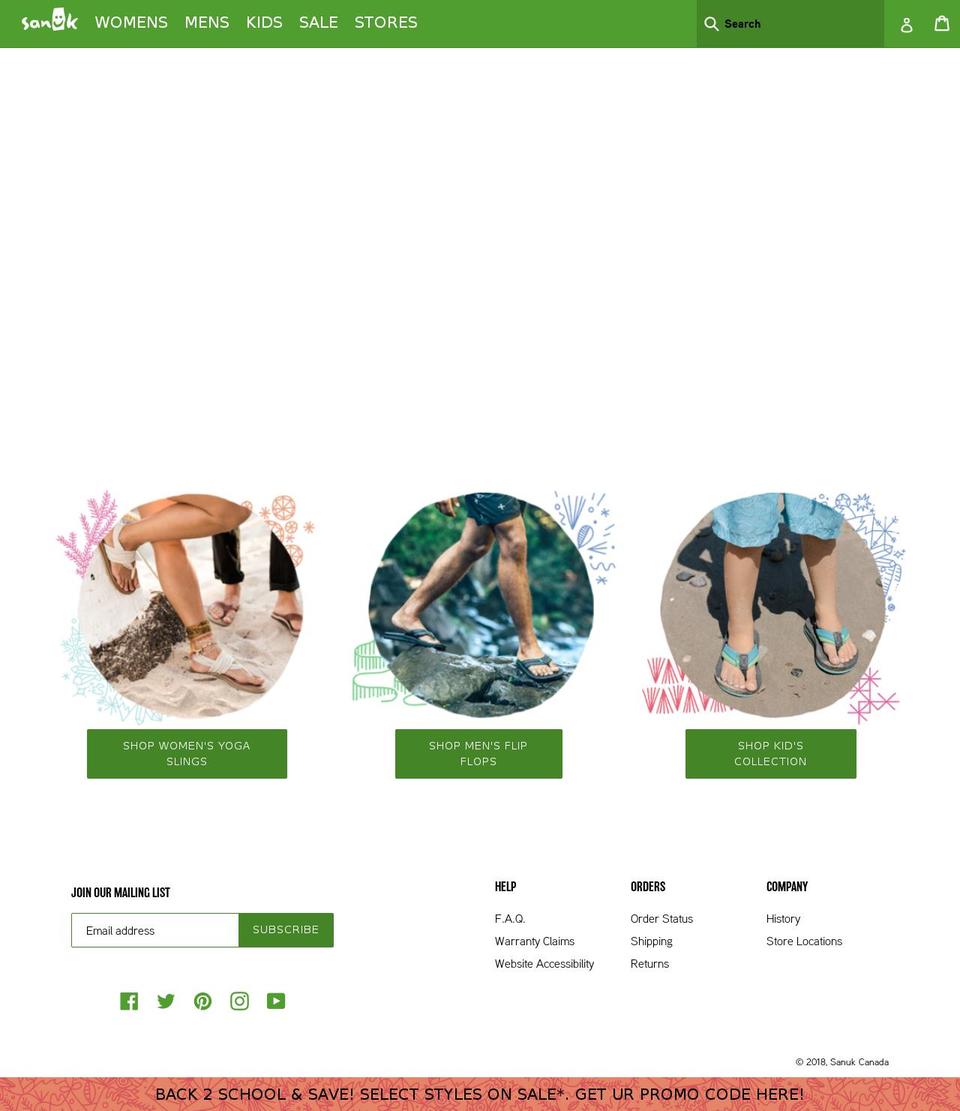 shopsanuk.ca shopify website screenshot