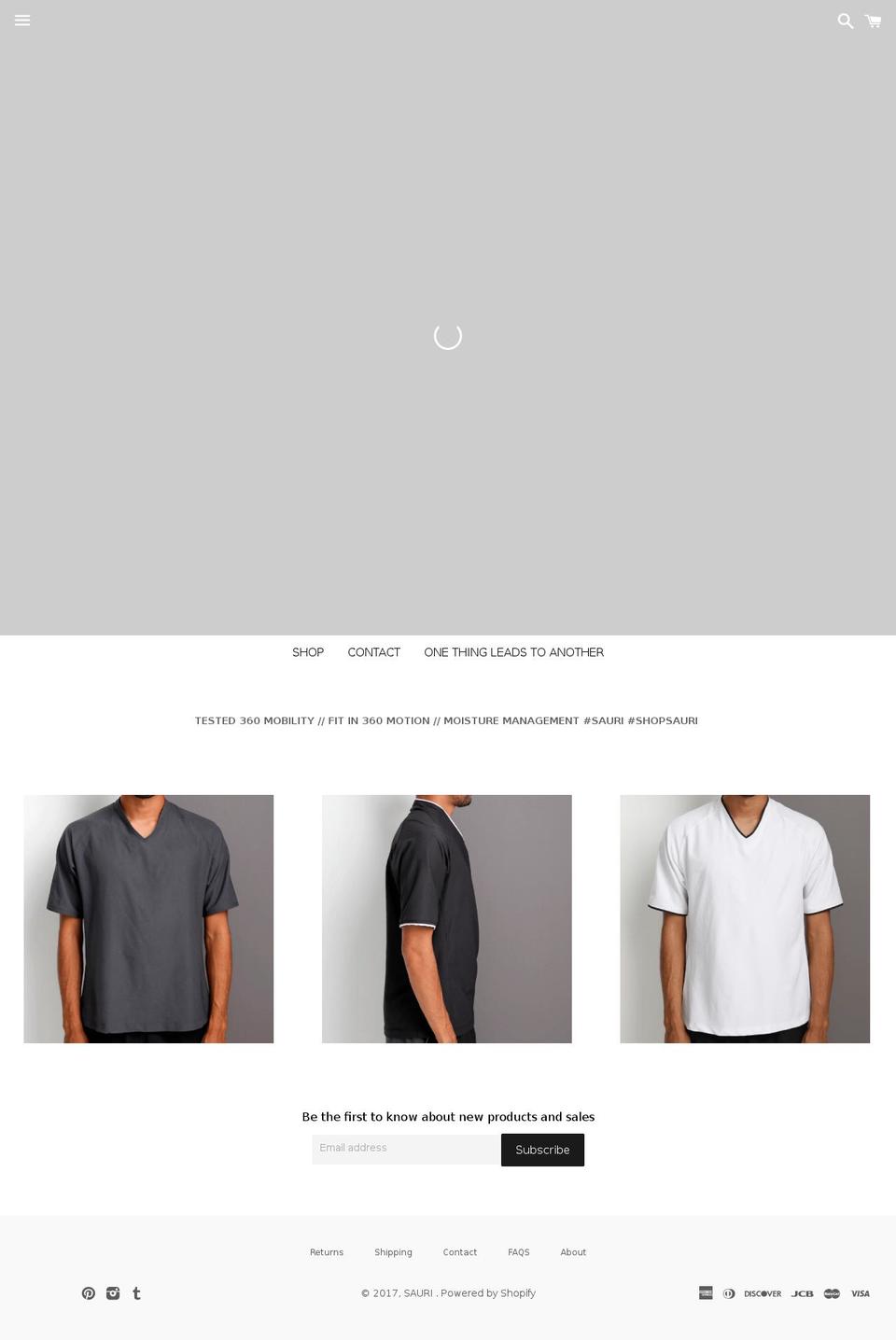 shopsauri.com shopify website screenshot