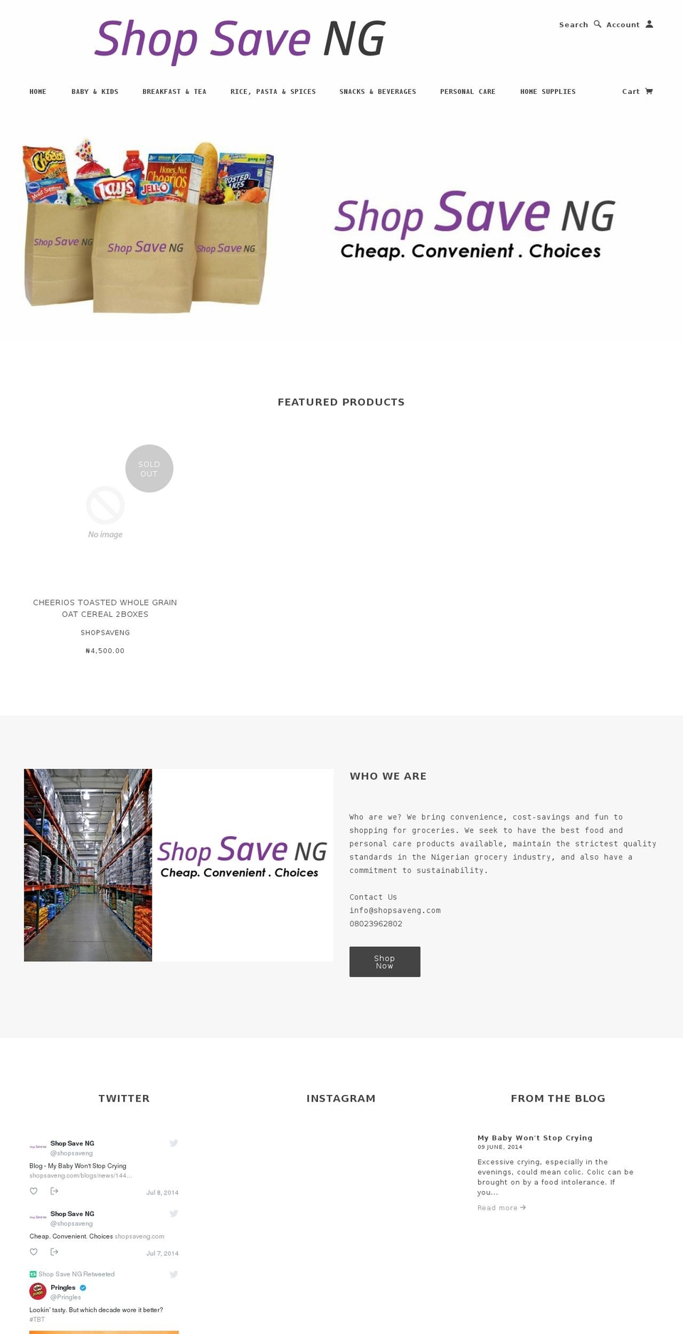 shopsaveng.com — Shopify storefront screenshot