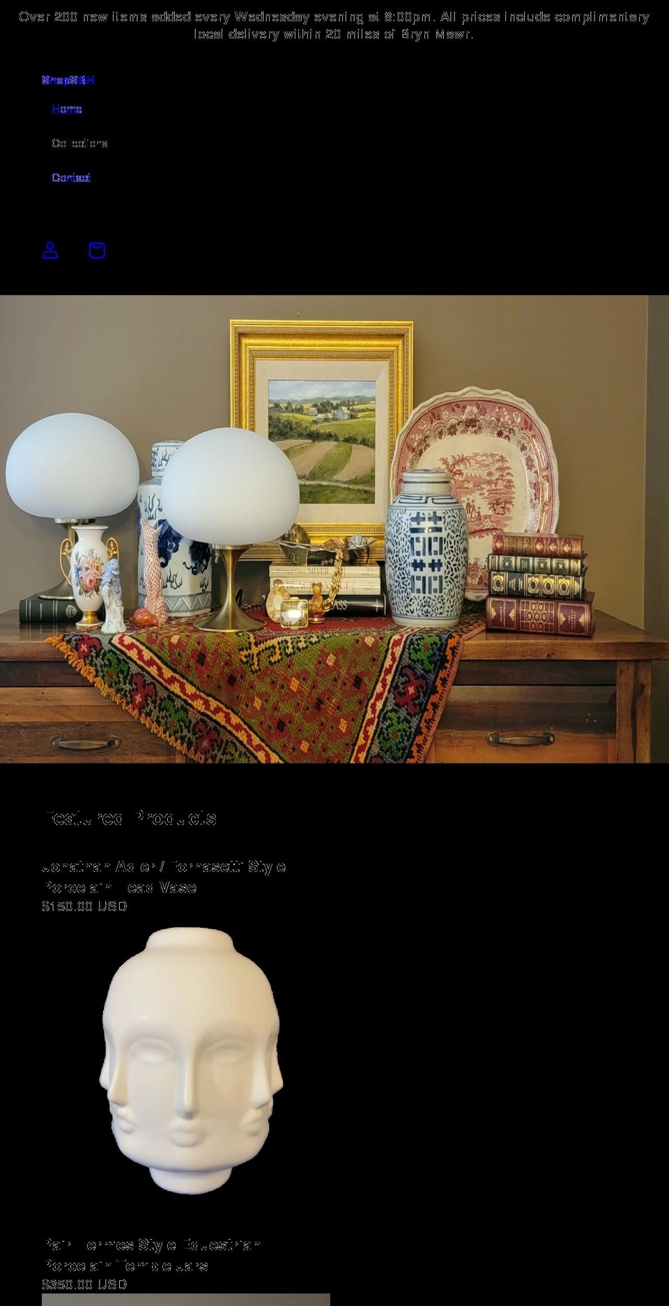 shopsbh.com shopify website screenshot