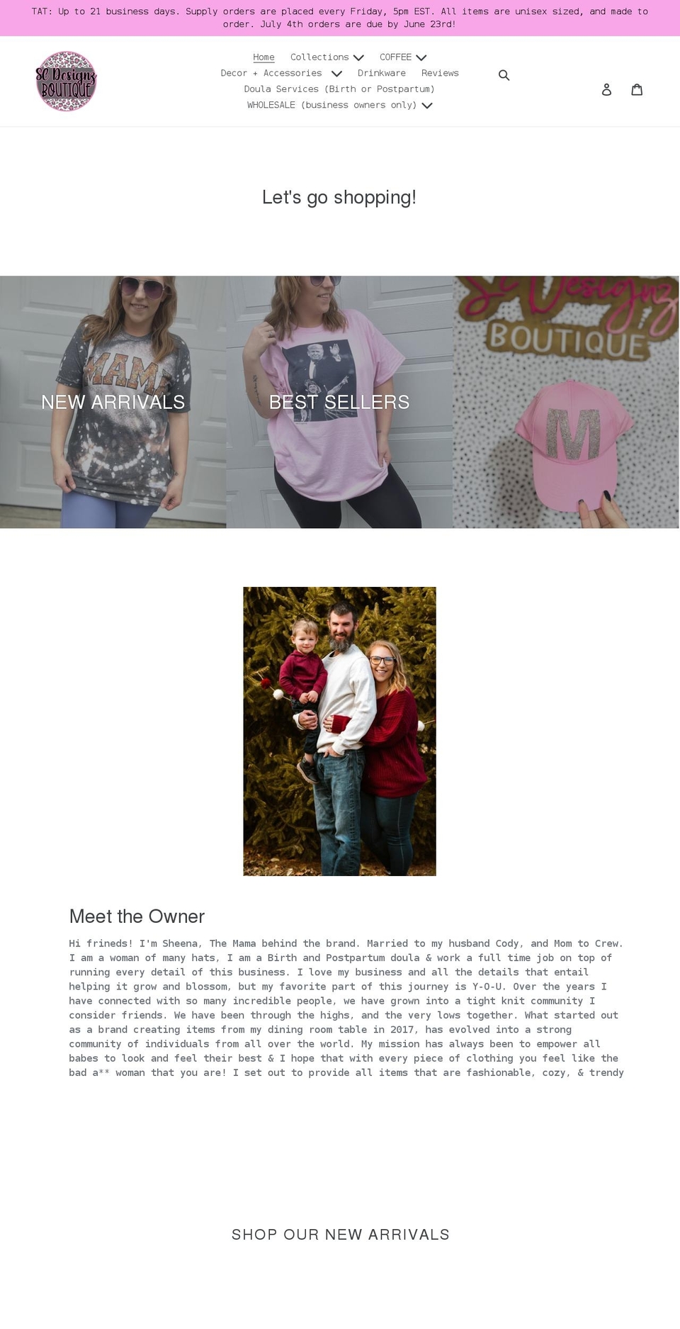 shopscdesignz.com shopify website screenshot