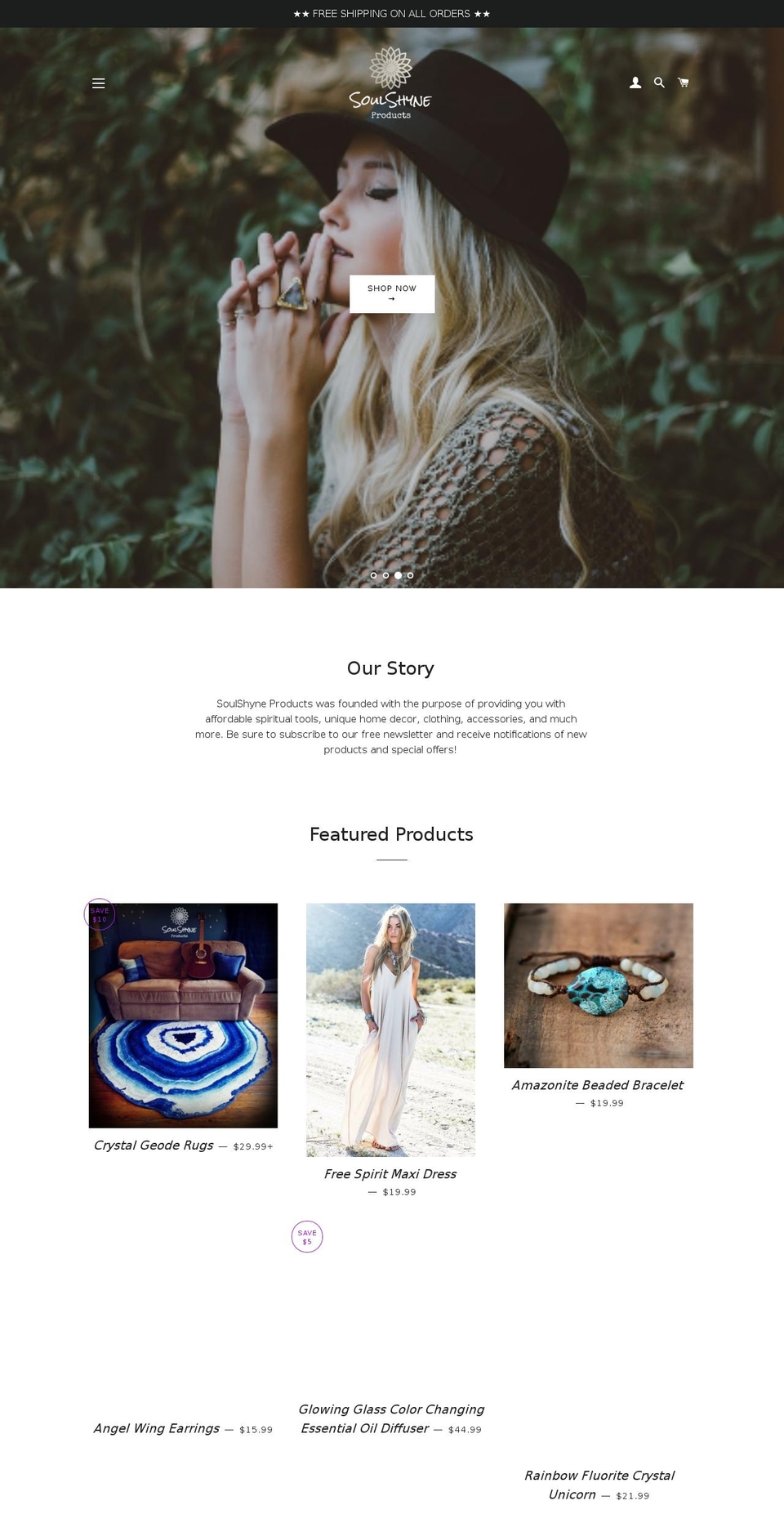 shopscienceofthesoul.com — Shopify storefront screenshot