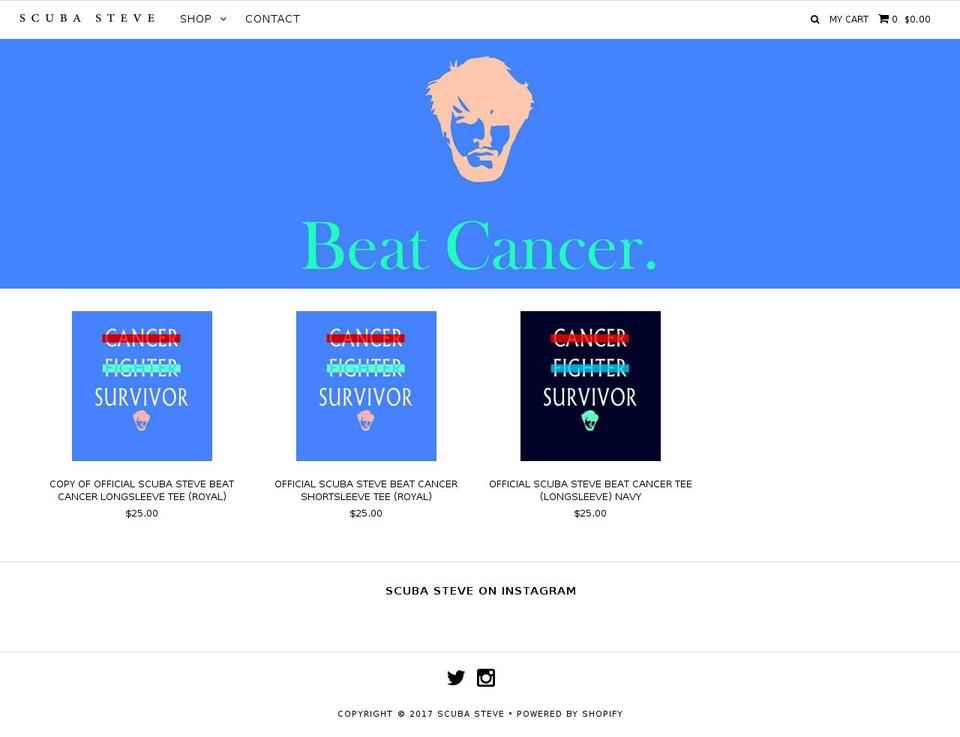 shopscubasteve.com shopify website screenshot