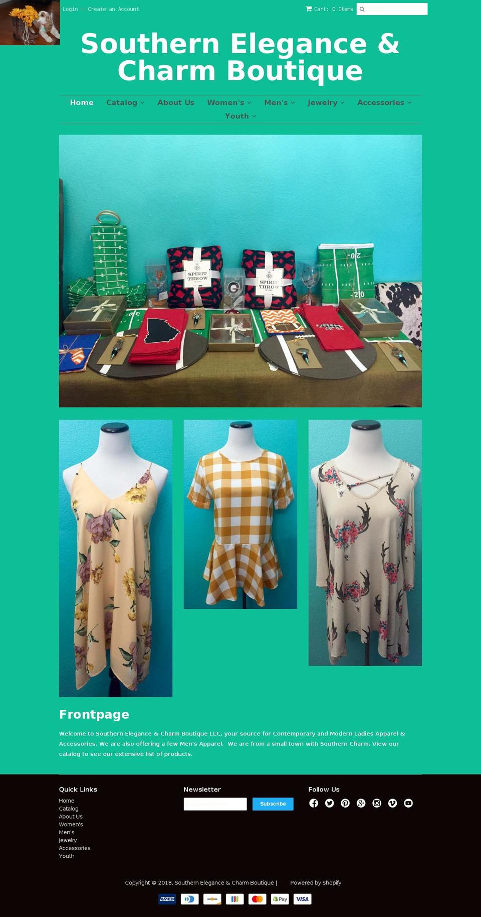 shopsecboutique.com shopify website screenshot