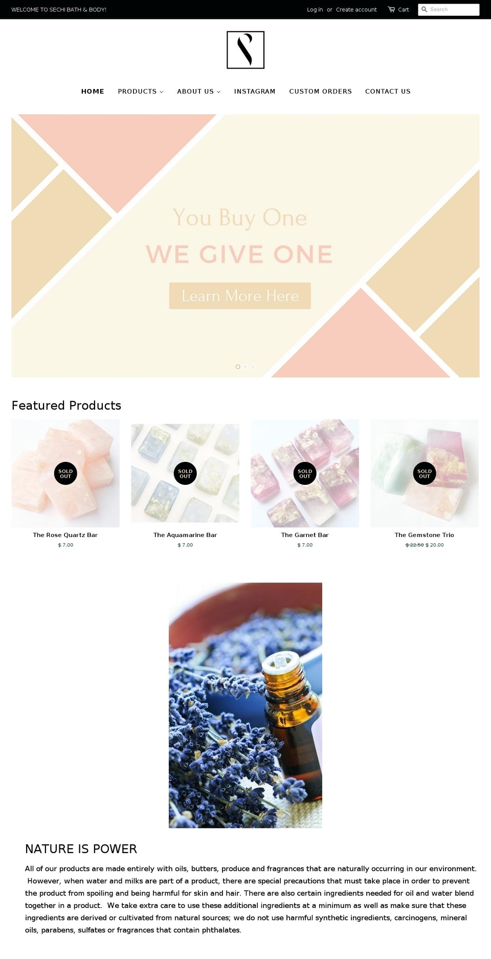 shopsechi.com — Shopify storefront screenshot