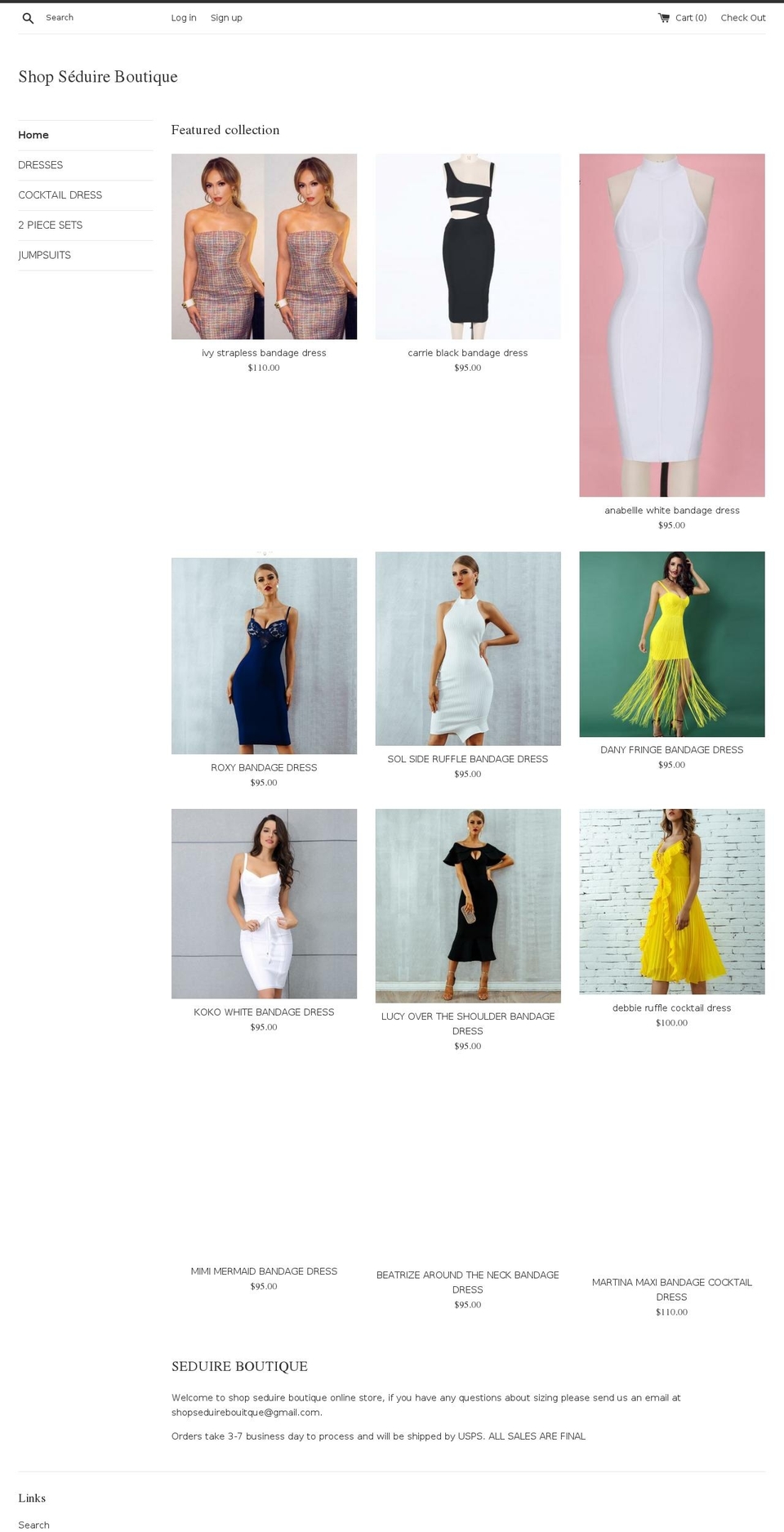 shopseduireboutique.com — Shopify storefront screenshot