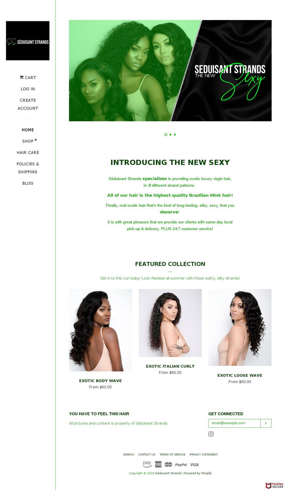 shopseduisant.com — Shopify storefront screenshot