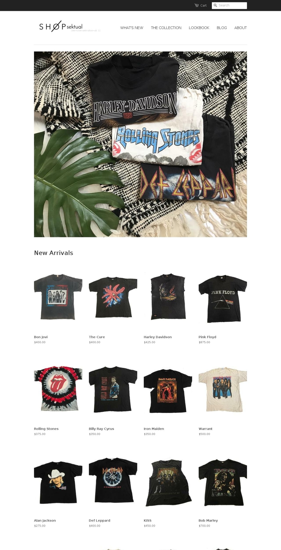 shopsektual.com — Shopify storefront screenshot