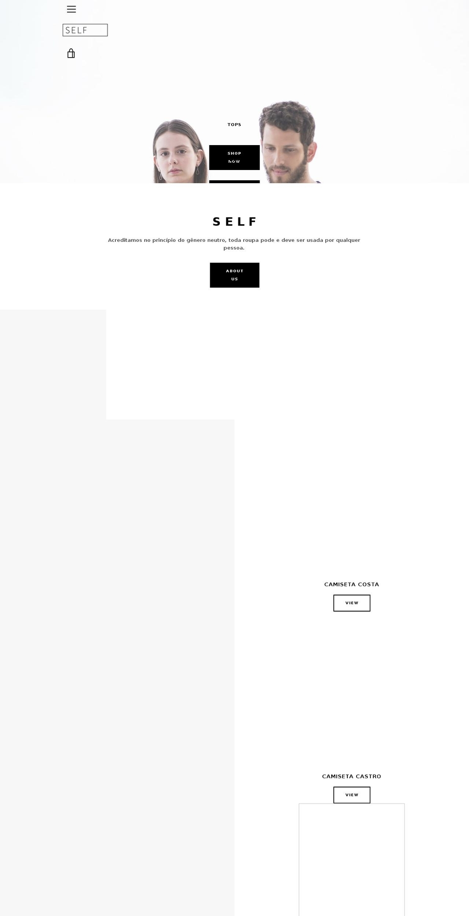 shopself.com.br shopify website screenshot