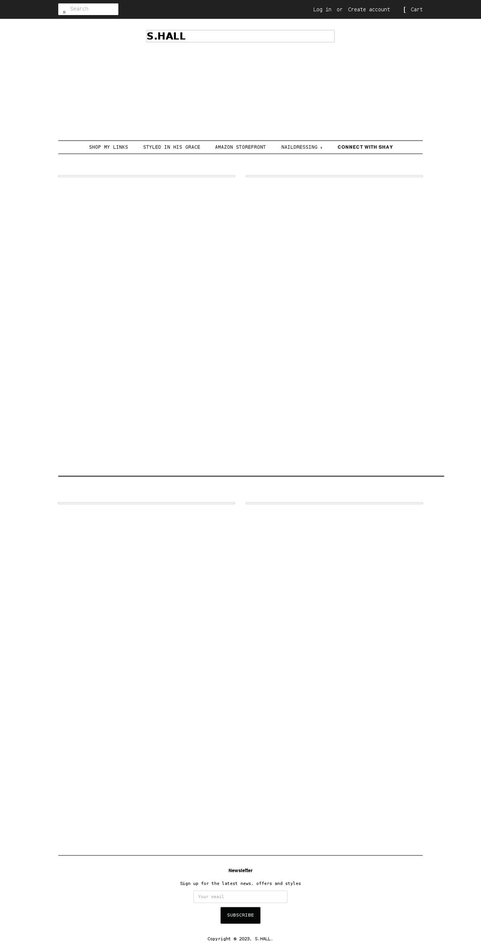shopshall.net shopify website screenshot