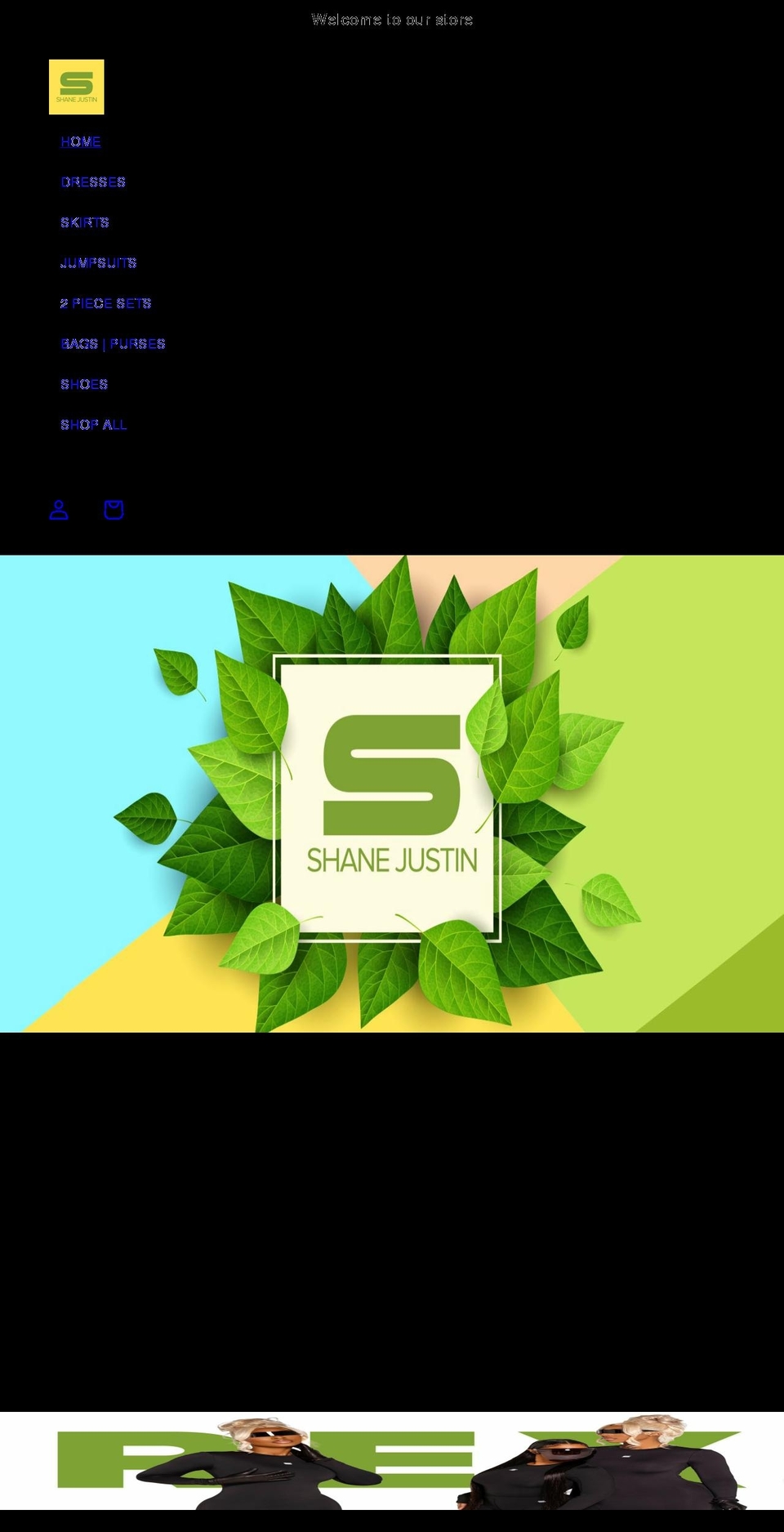 shopshanejustin.com — Shopify storefront screenshot