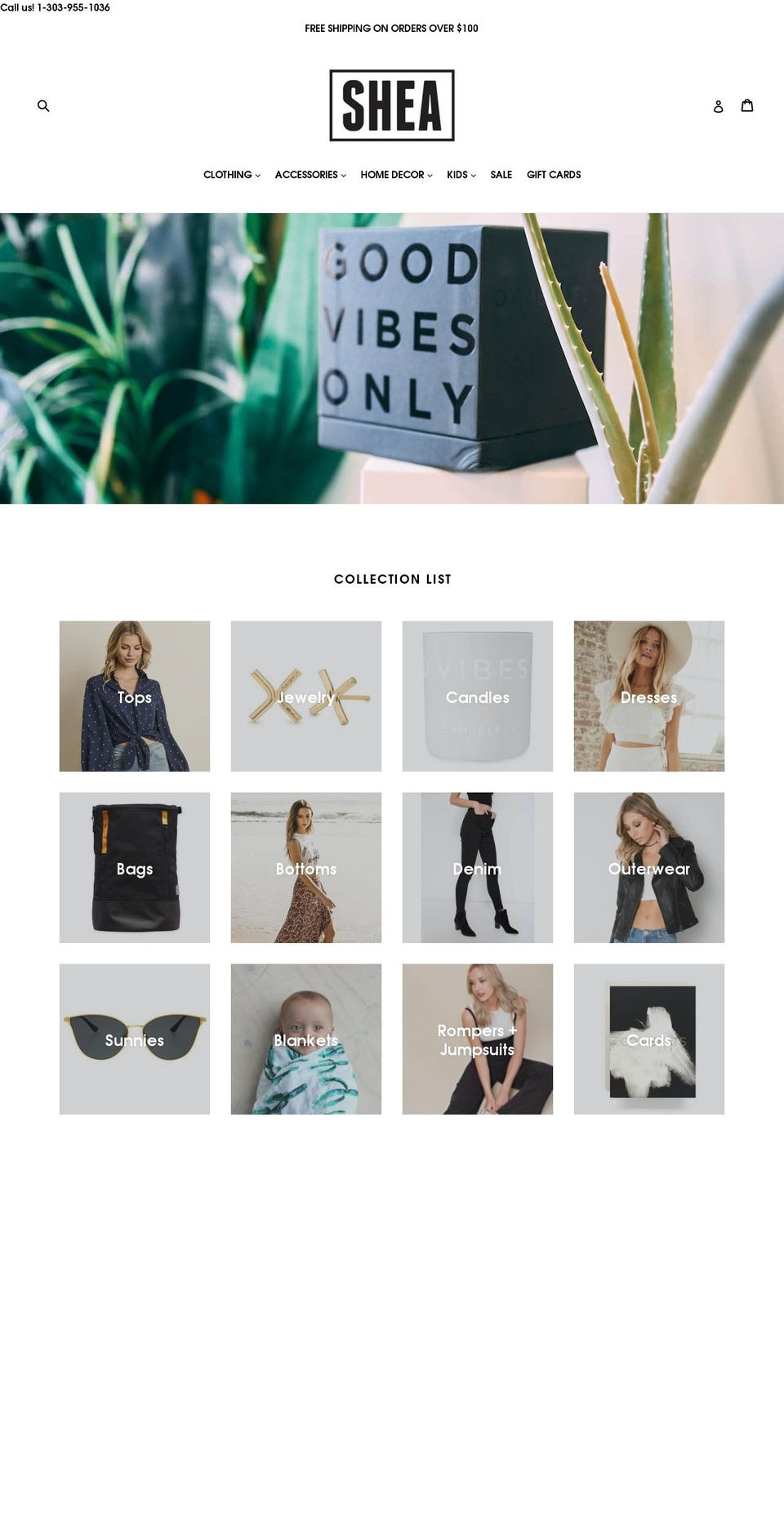shopsheaonline.com — Shopify storefront screenshot