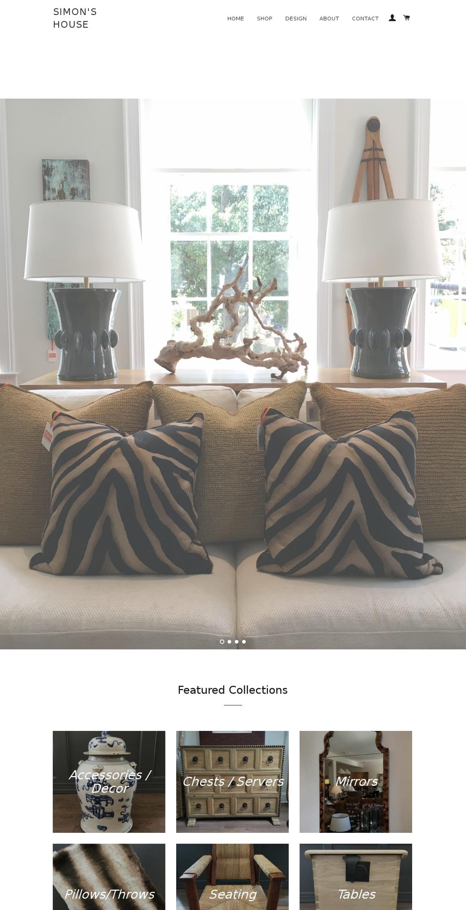 shopsimonshouse.com shopify website screenshot