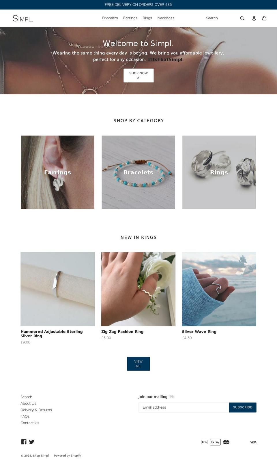 shopsimpl.com — Shopify storefront screenshot
