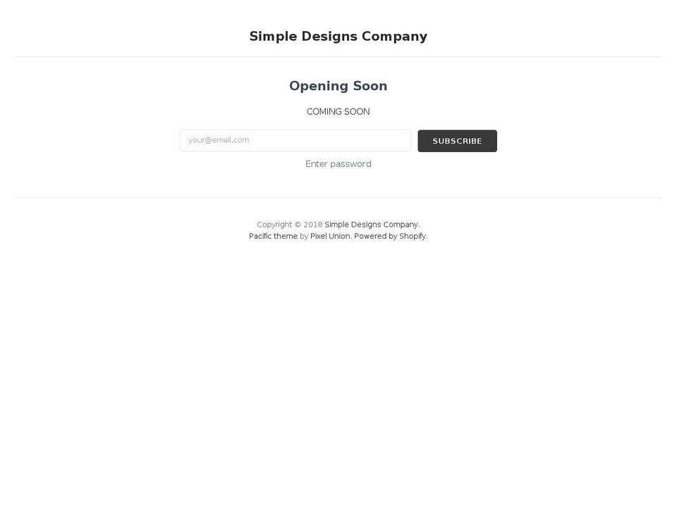 shopsimpleonline.com — Shopify storefront screenshot