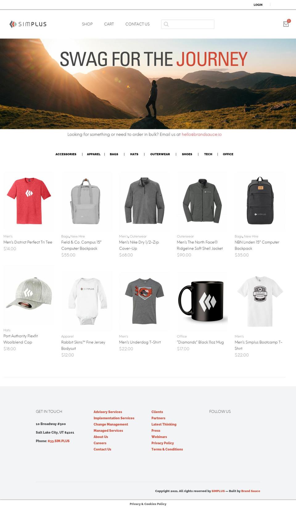 shopsimplus.com — Shopify storefront screenshot