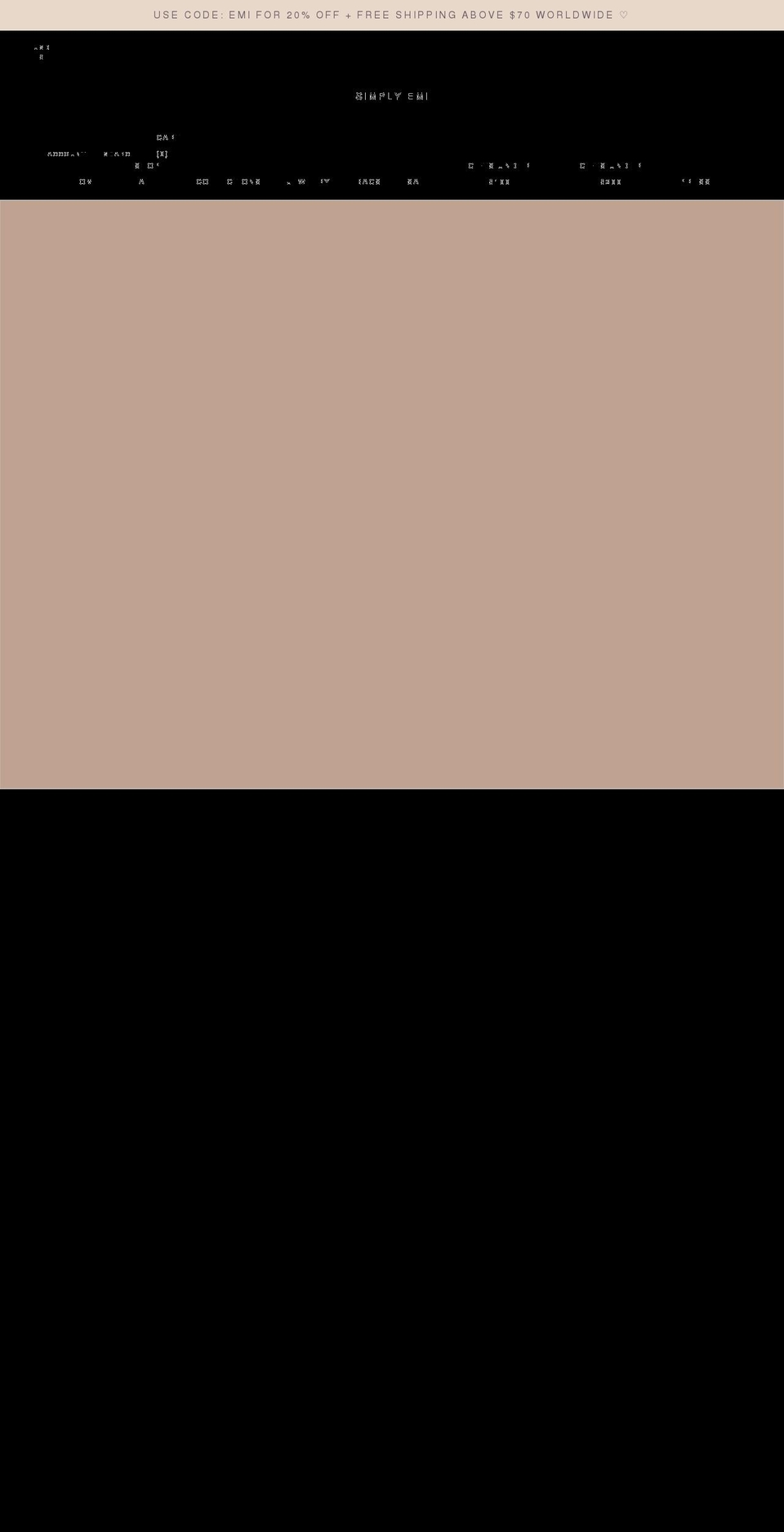 shopsimplyemi.com shopify website screenshot