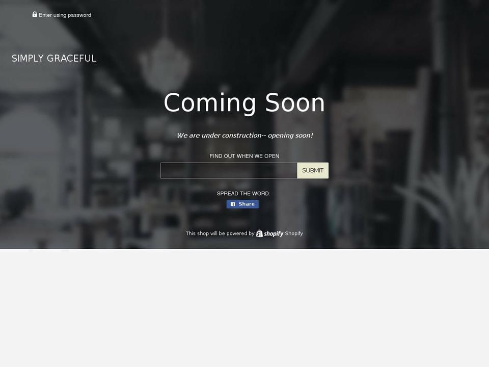 shopsimplygraceful.com — Shopify storefront screenshot