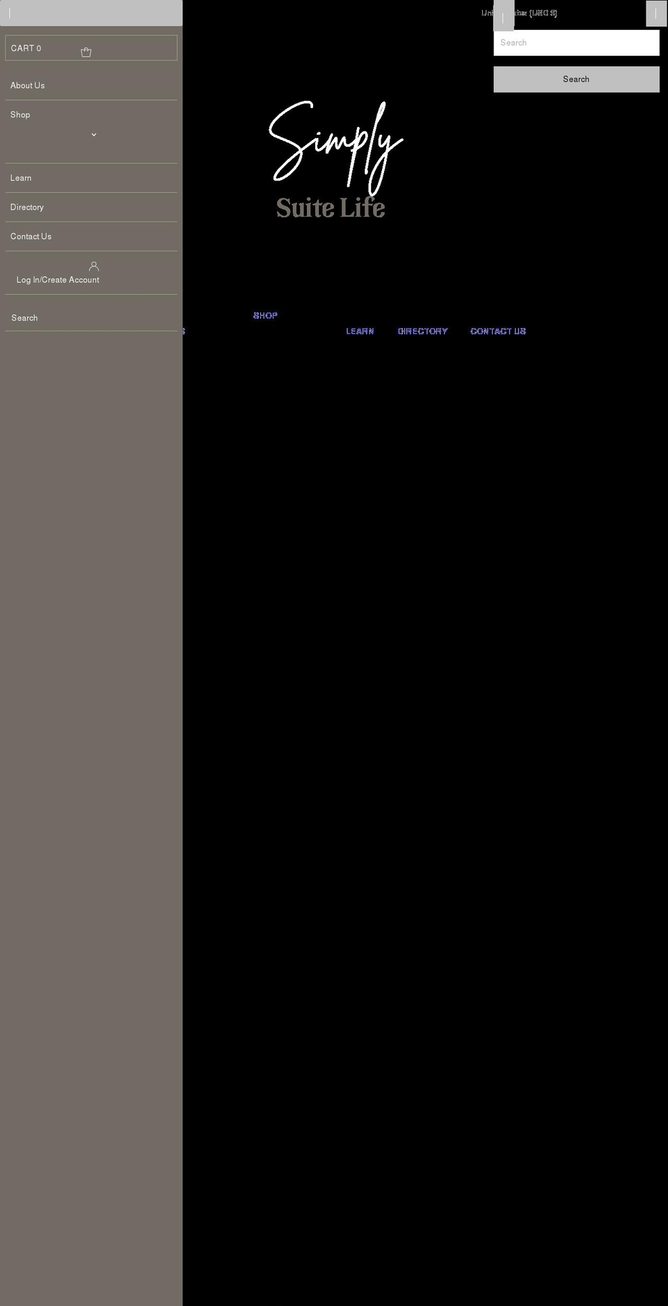 shopsimplysacoyia.com — Shopify storefront screenshot