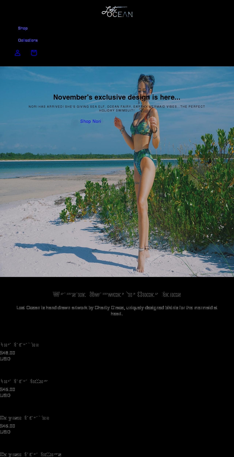 shopsirensays.com shopify website screenshot