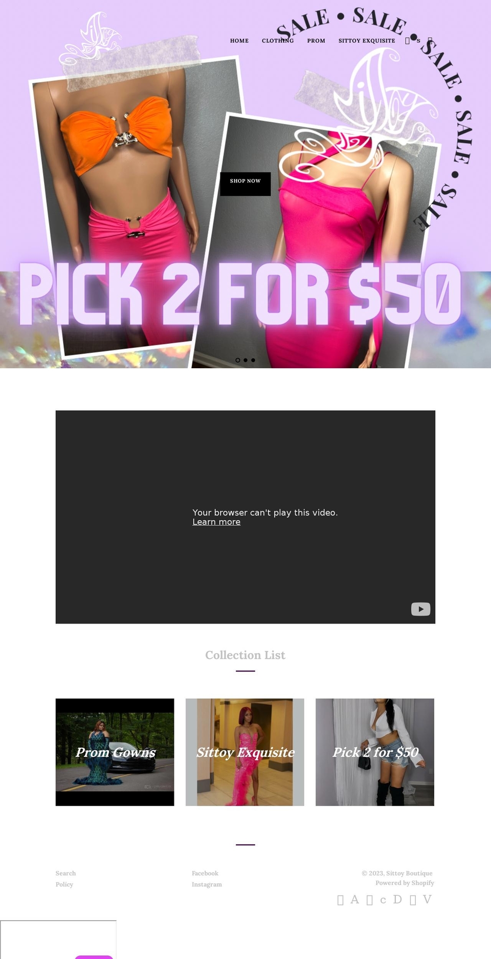 shopsittoy.com shopify website screenshot