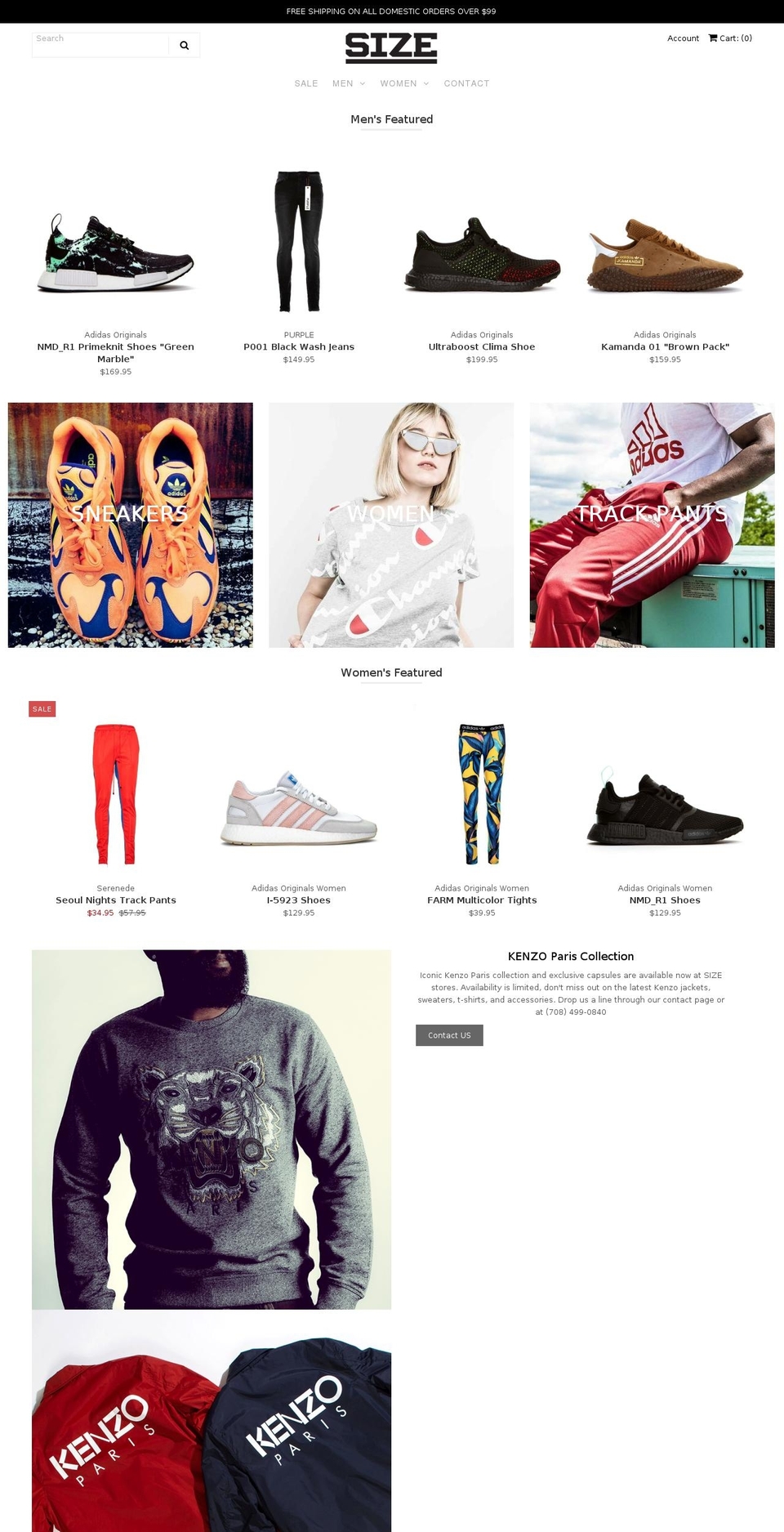 shopsizeusa.com shopify website screenshot