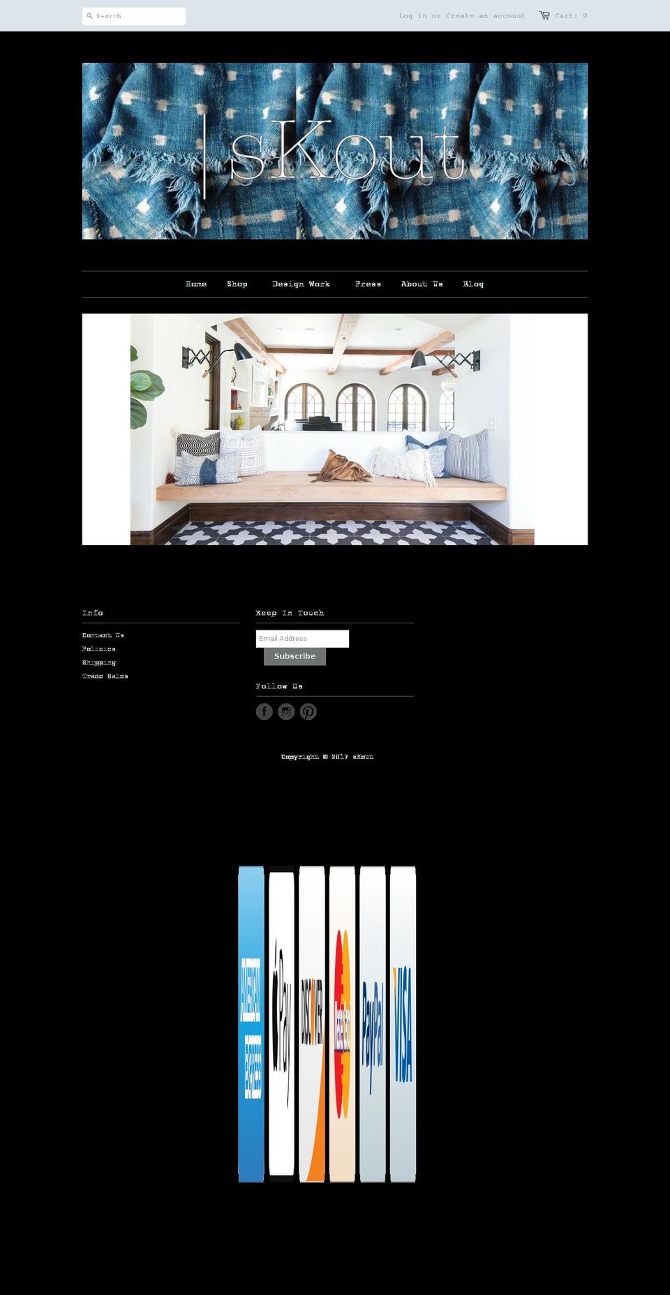 shopskout.com shopify website screenshot