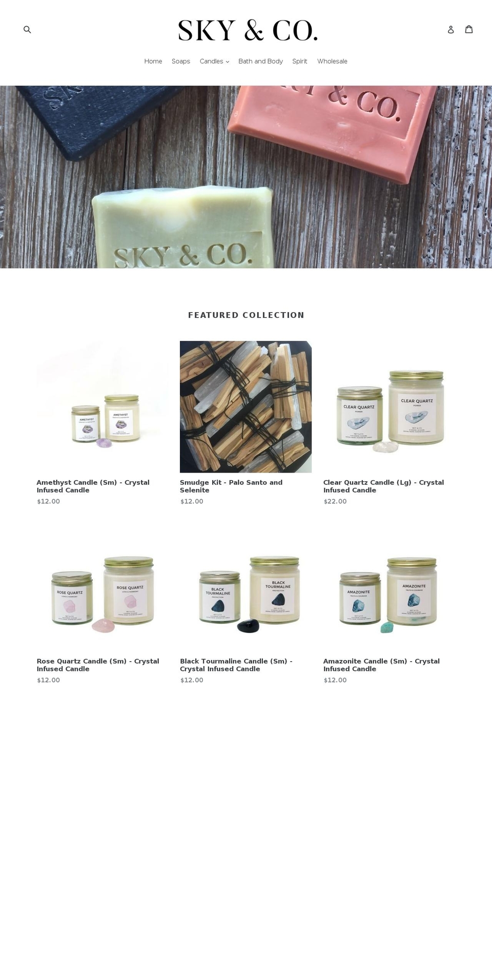 shopskyandco.com shopify website screenshot