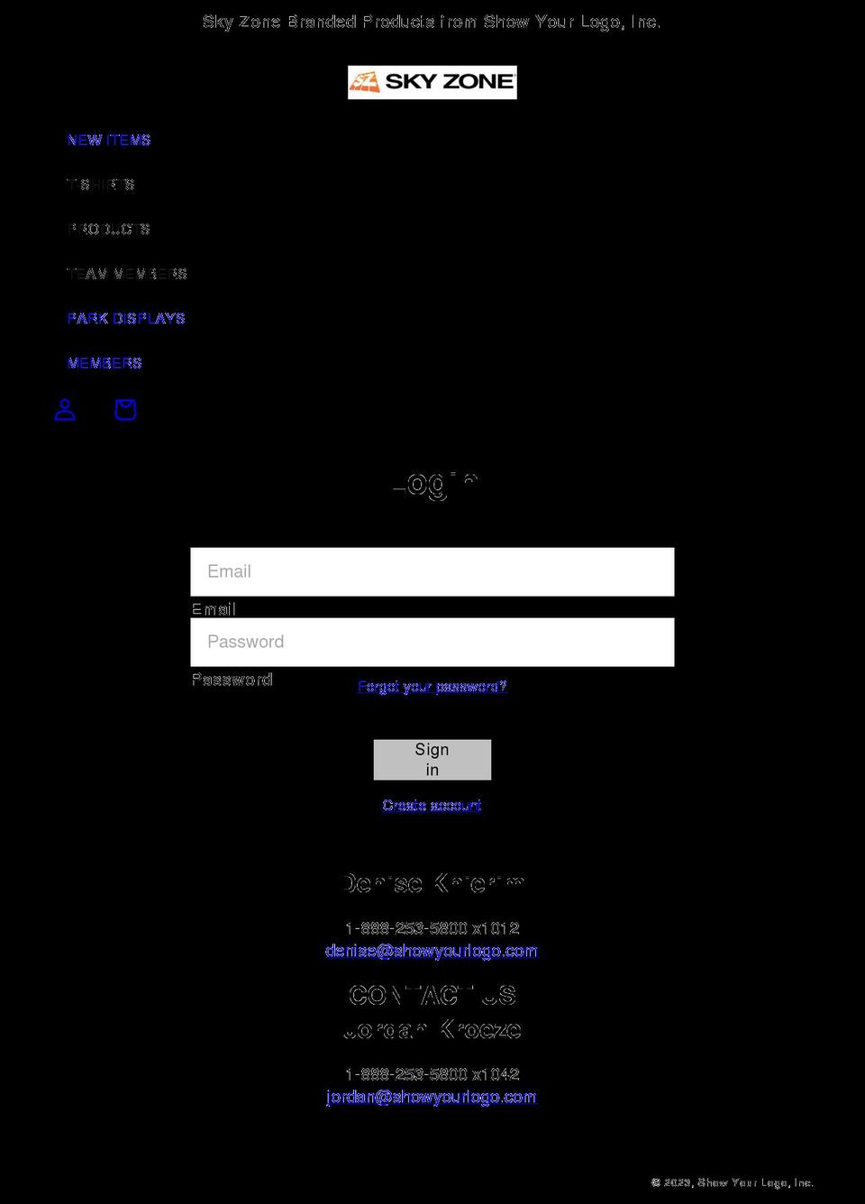 shopskyzone.com shopify website screenshot