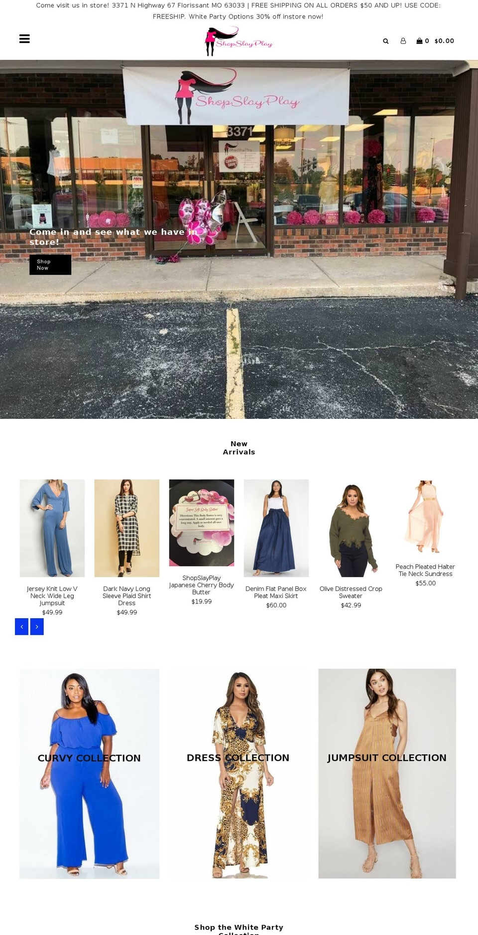 shopslayplay.com shopify website screenshot