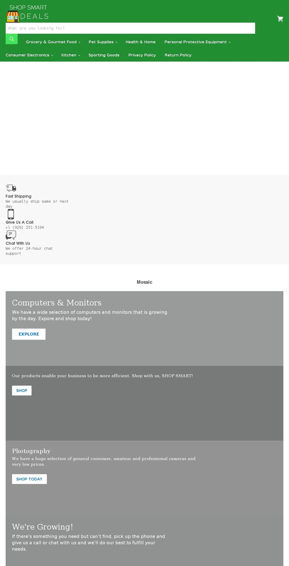 shopsmartdeals.com shopify website screenshot