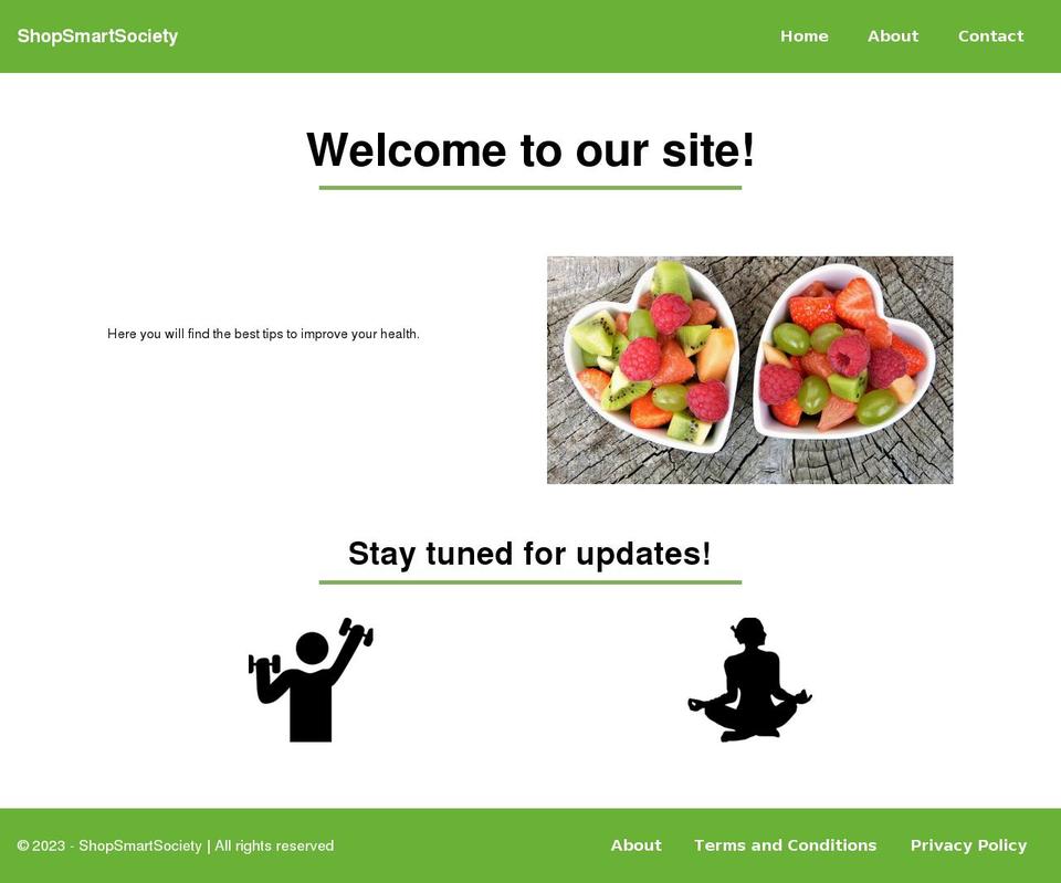 shopsmartsociety.com — Shopify storefront screenshot