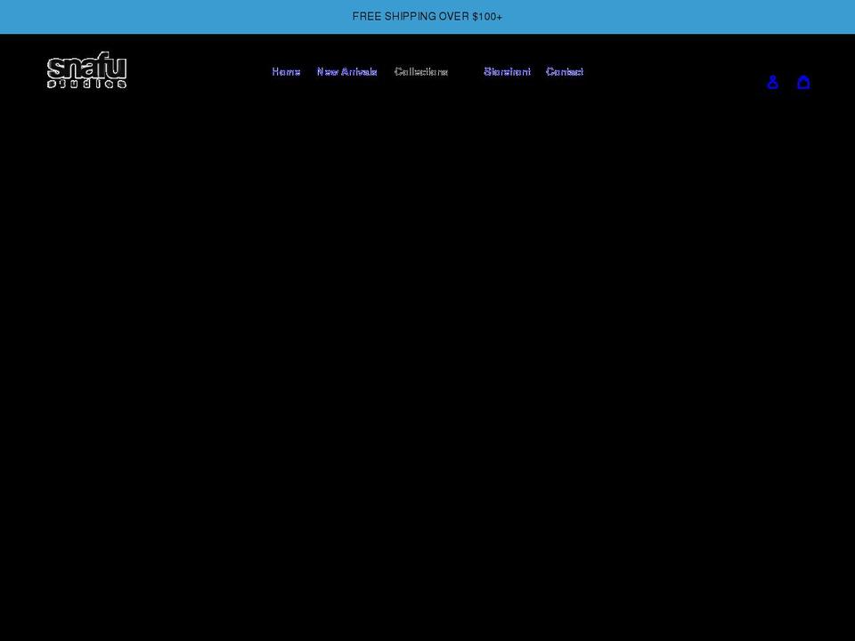 shopsnafu.com shopify website screenshot