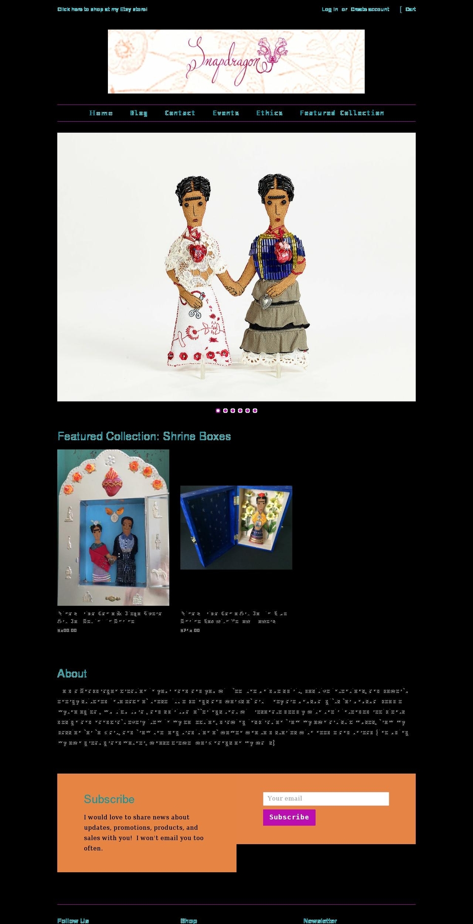 shopsnapdragon.com shopify website screenshot