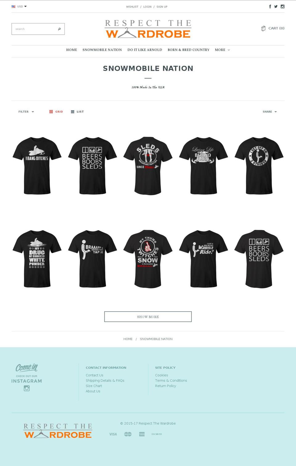 shopsnowmobilenation.com shopify website screenshot