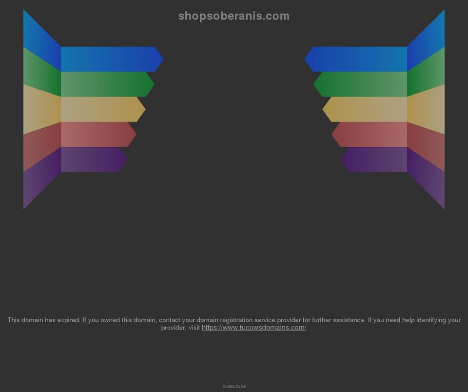 shopsoberanis.com shopify website screenshot