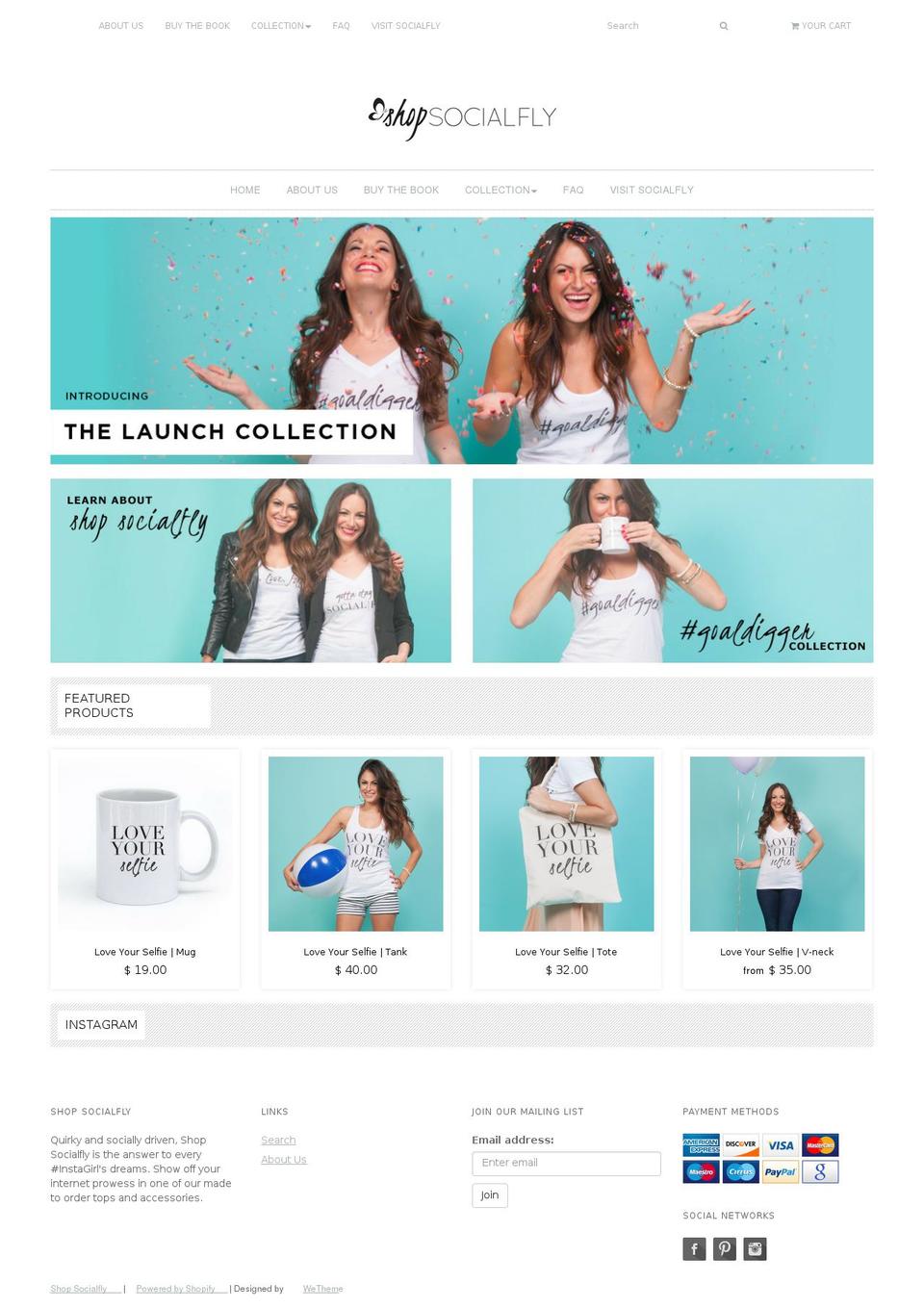 shopsocialfly.com shopify website screenshot