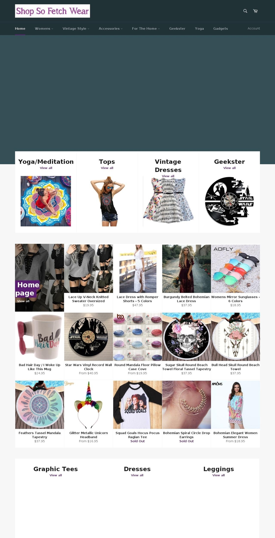 shopsofetchwear.com — Shopify storefront screenshot