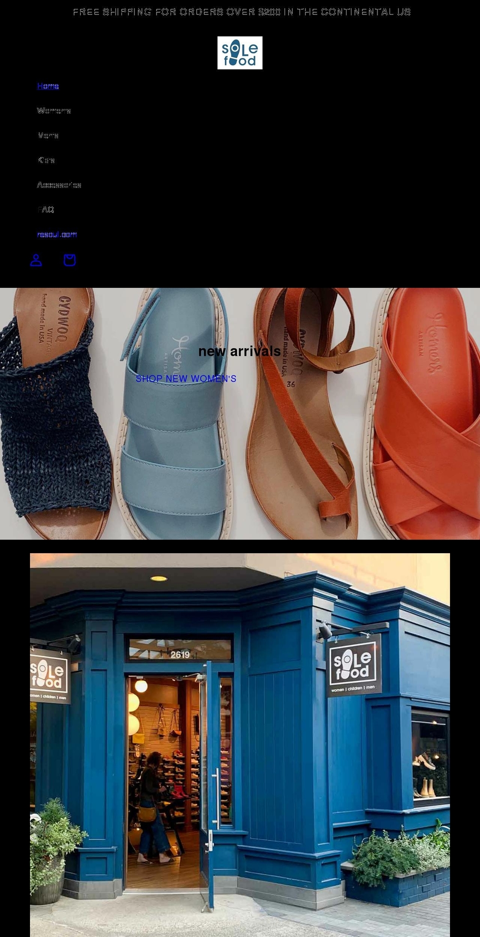 shopsolefood.com shopify website screenshot