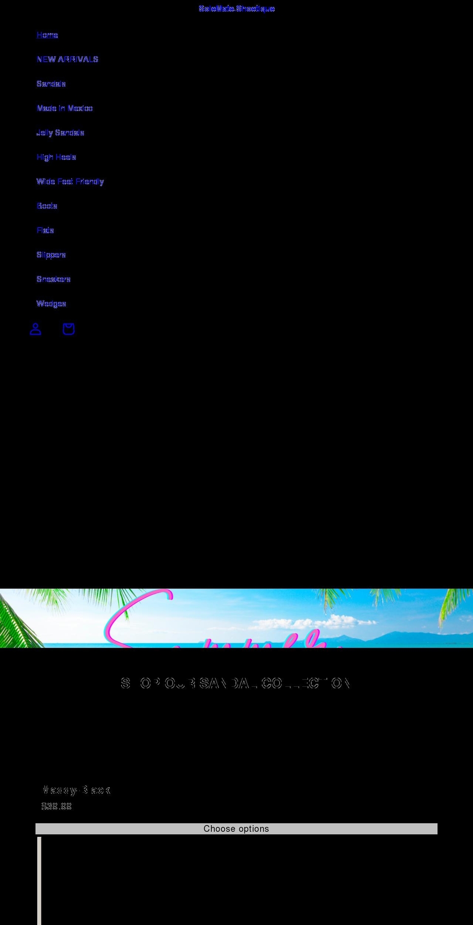 shopsolemateshoetique.com shopify website screenshot