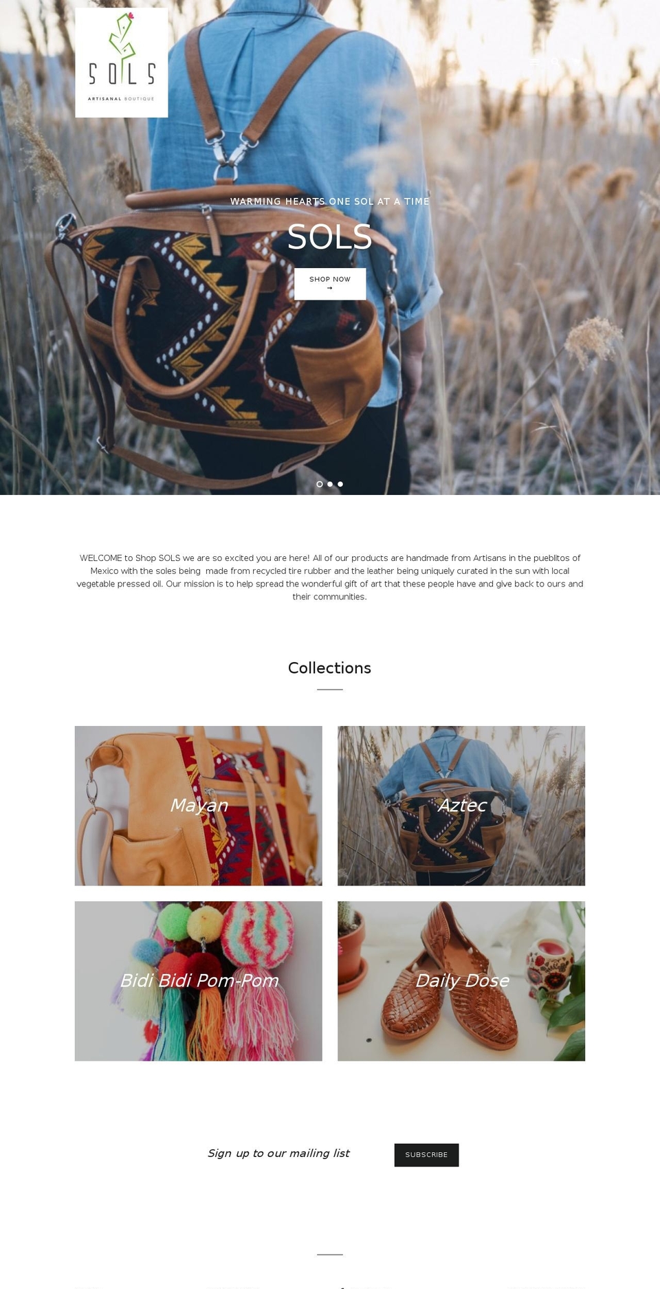 Lezada Shopify theme site example shopsols.com