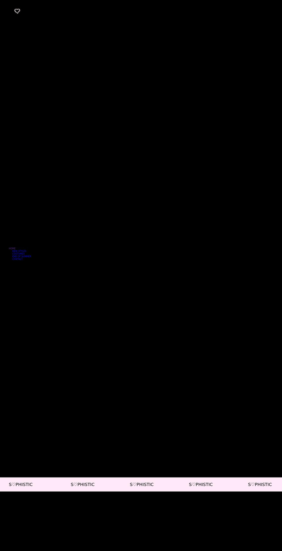 shopsophistic.com shopify website screenshot