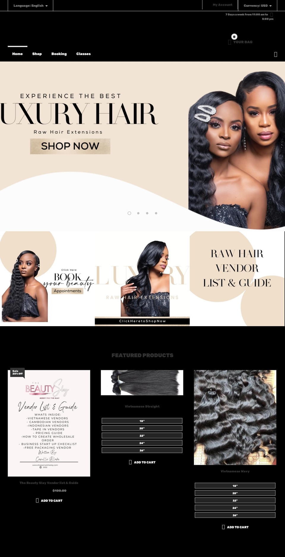 shopsorry4theslay.com shopify website screenshot