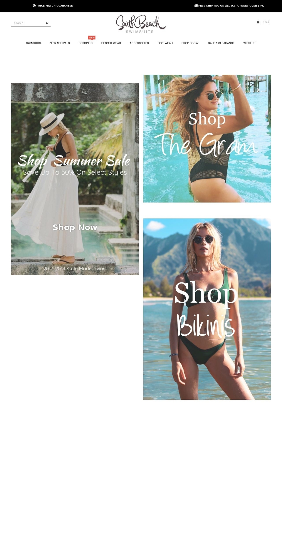 Made With ❤ By Minion Made - Updated Checkout Shopify theme site example shopsouthbeachswimsuits.com