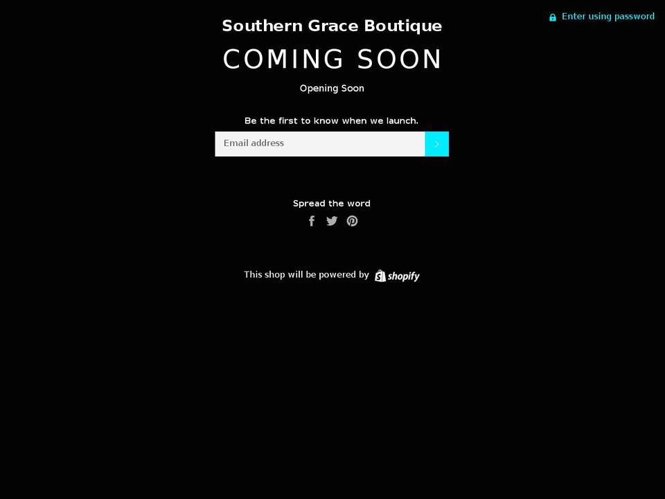 shopsoutherngraceonline.com — Shopify storefront screenshot