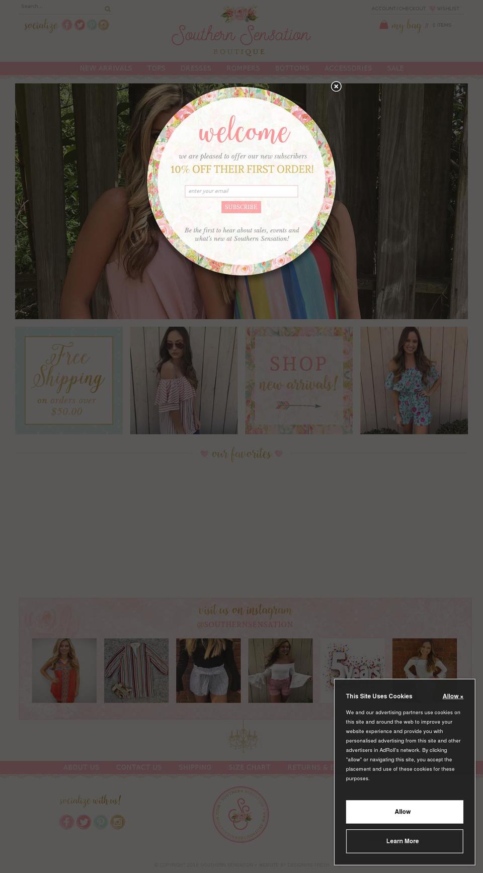 southern-sensations Shopify theme site example shopsouthernsensation.net