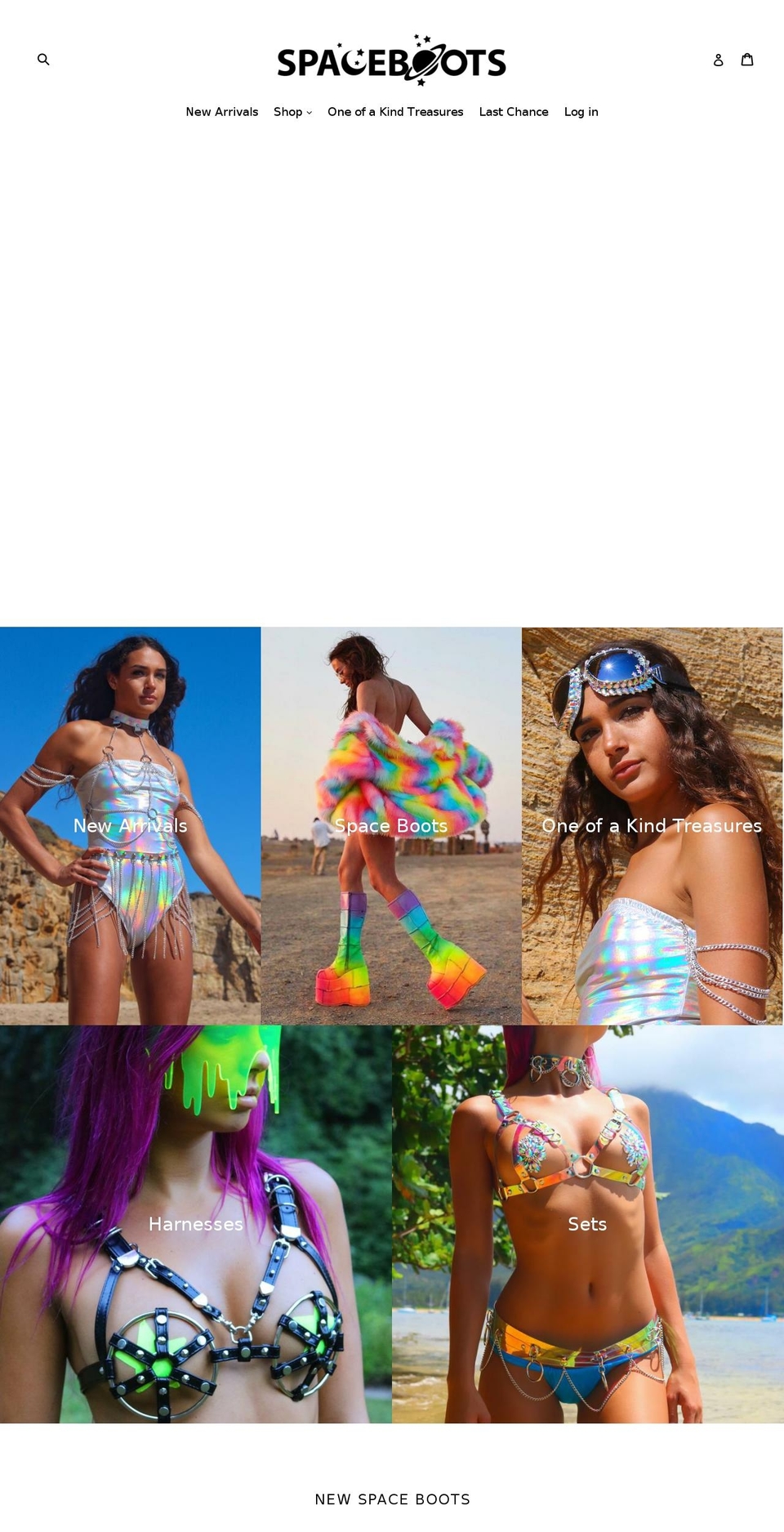 shopspaceislands.com — Shopify storefront screenshot