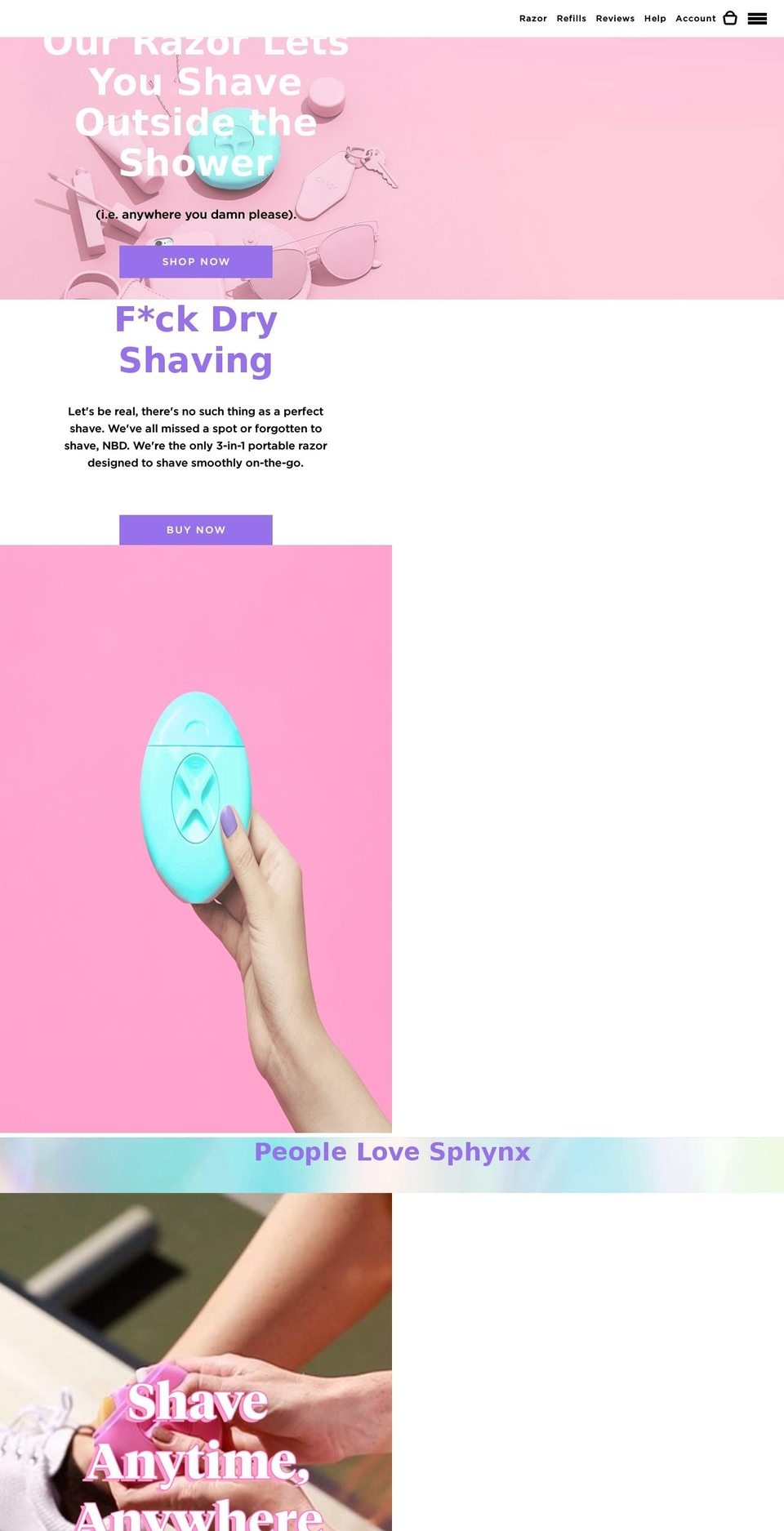 shopsphinx.com — Shopify storefront screenshot